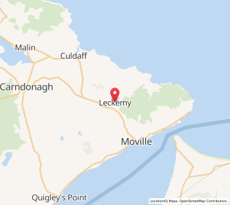 Map of Leckemy, UlsterUlster