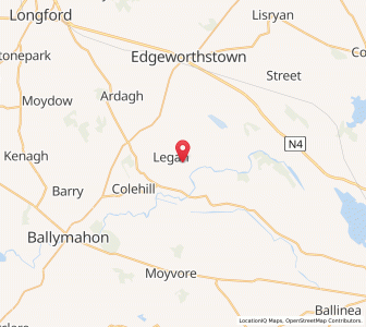 Map of Legan, LeinsterLeinster