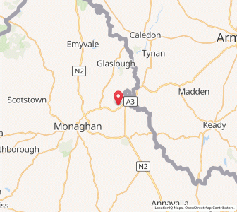 Map of Leitrim, UlsterUlster