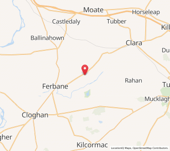 Map of Lemanaghan, LeinsterLeinster