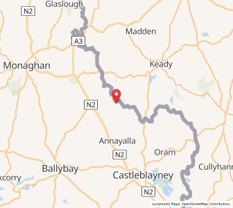 Map of Lemgare, UlsterUlster