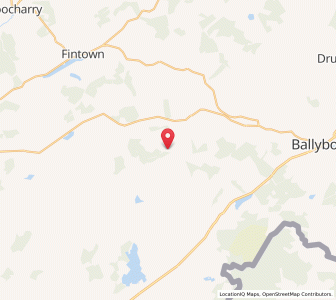 Map of Letterkilley, UlsterUlster