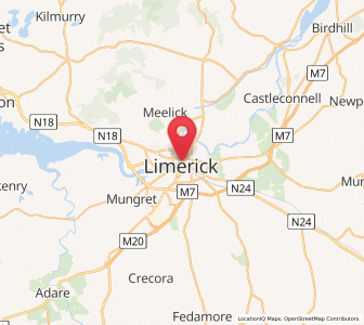 Map of Limerick, Munster