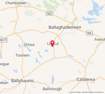 Map of Lisacul, ConnaughtConnaught