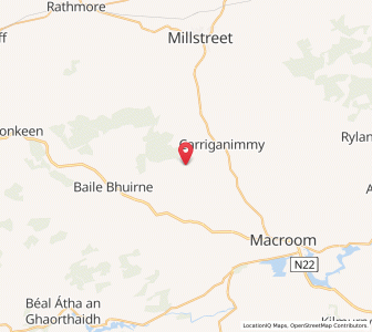 Map of Liscarrigane, MunsterMunster
