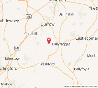 Map of Lisdowney, LeinsterLeinster