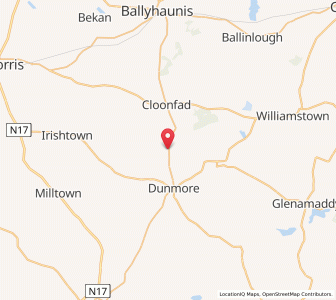 Map of Lisduff, ConnaughtConnaught