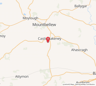 Map of Lisheen, ConnaughtConnaught