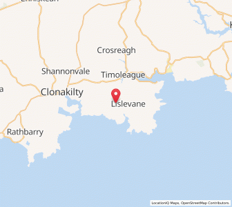 Map of Lislevane, MunsterMunster