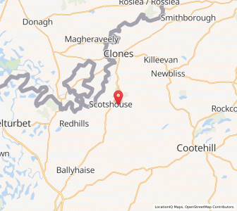 Map of Lisnalee, UlsterUlster
