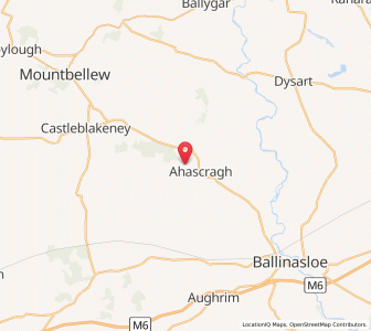 Map of Lisnascreena, ConnaughtConnaught