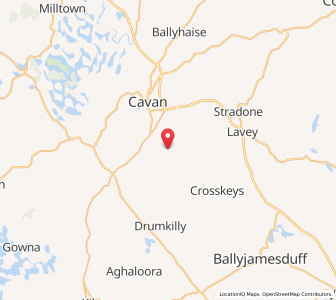 Map of Lisreagh, UlsterUlster