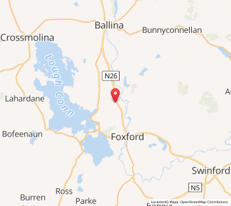 Map of Lissaniska, ConnaughtConnaught