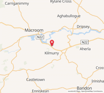 Map of Lissardagh, MunsterMunster