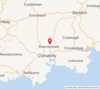 Map of Lisselan, MunsterMunster