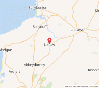 Map of Lixnaw, MunsterMunster