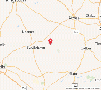 Map of Lobinstown, LeinsterLeinster