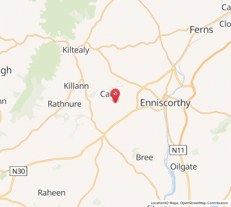 Map of Loch Garman, LeinsterLeinster