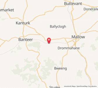 Map of Lombardstown, MunsterMunster