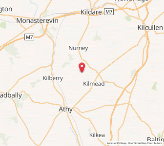 Map of Loughabor, LeinsterLeinster