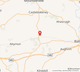 Map of Loughaclerybeg, ConnaughtConnaught