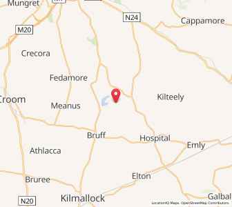 Map of Loughgur Cross, MunsterMunster