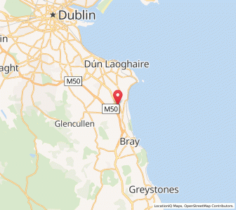Map of Loughlinstown, LeinsterLeinster
