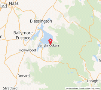 Map of Lugnaskeagh, LeinsterLeinster