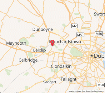 Map of Luttrellstown, LeinsterLeinster