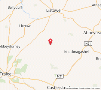 Map of Lyracrumpane, MunsterMunster