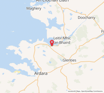 Map of Maas, UlsterUlster