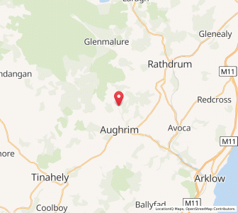 Map of Macreddin, LeinsterLeinster