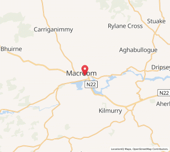 Map of Macroom, MunsterMunster