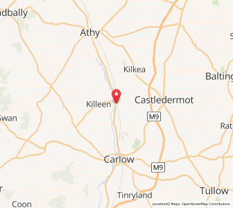 Map of Maganey, LeinsterLeinster