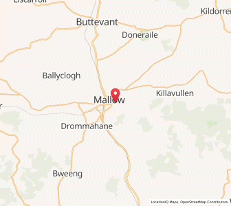 Map of Mallow, MunsterMunster