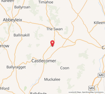 Map of Massford Bridge, LeinsterLeinster
