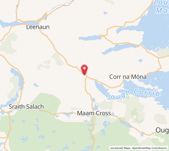Map of Maum East, ConnaughtConnaught
