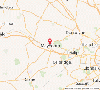 Map of Maynooth, LeinsterLeinster