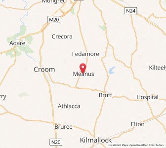 Map of Meanus, MunsterMunster