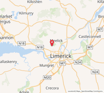 Map of Meelick Bridge, MunsterMunster