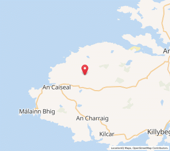 Map of Meenacross, UlsterUlster