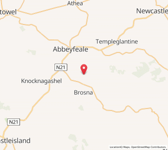 Map of Meenkilly, MunsterMunster