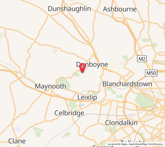 Map of Milestown, LeinsterLeinster