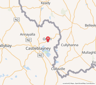 Map of Mill Town, UlsterUlster