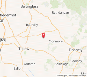 Map of Milltown, LeinsterLeinster