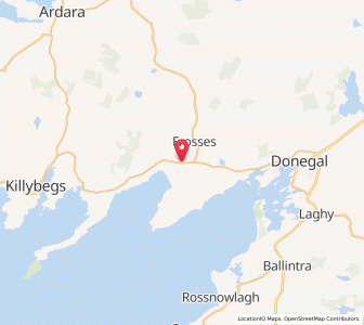 Map of Milltown, UlsterUlster