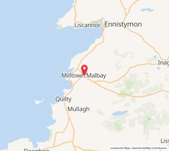 Map of Miltown Malbay, MunsterMunster