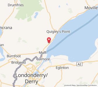Map of Mitchells Town, UlsterUlster