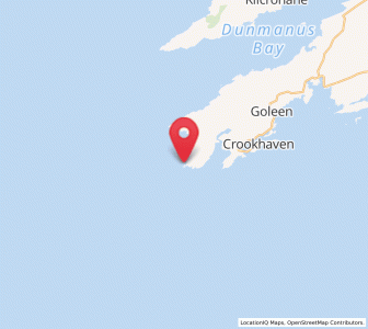 Map of Mizen Head, Munster