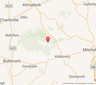 Map of Moanmore, MunsterMunster